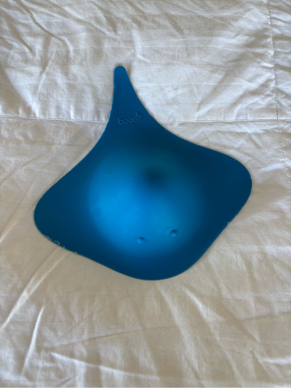 Boon Sting Ray Bathtub Drain Stopper, Blue Plastic cover